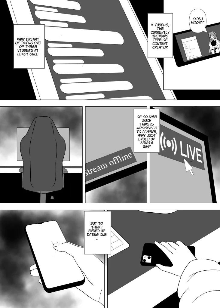 Watch porn comics — Day off with a vtuber 02 — by 1allcomics24.com