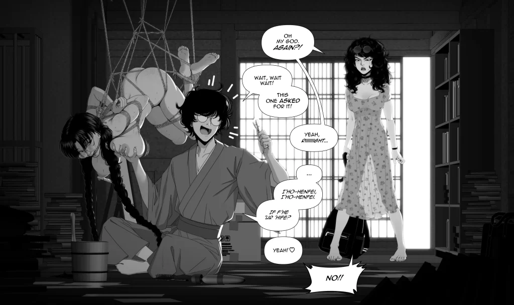 Watch porn comics — Kidnapped by an sm writer 04 — by 1allcomics24.com