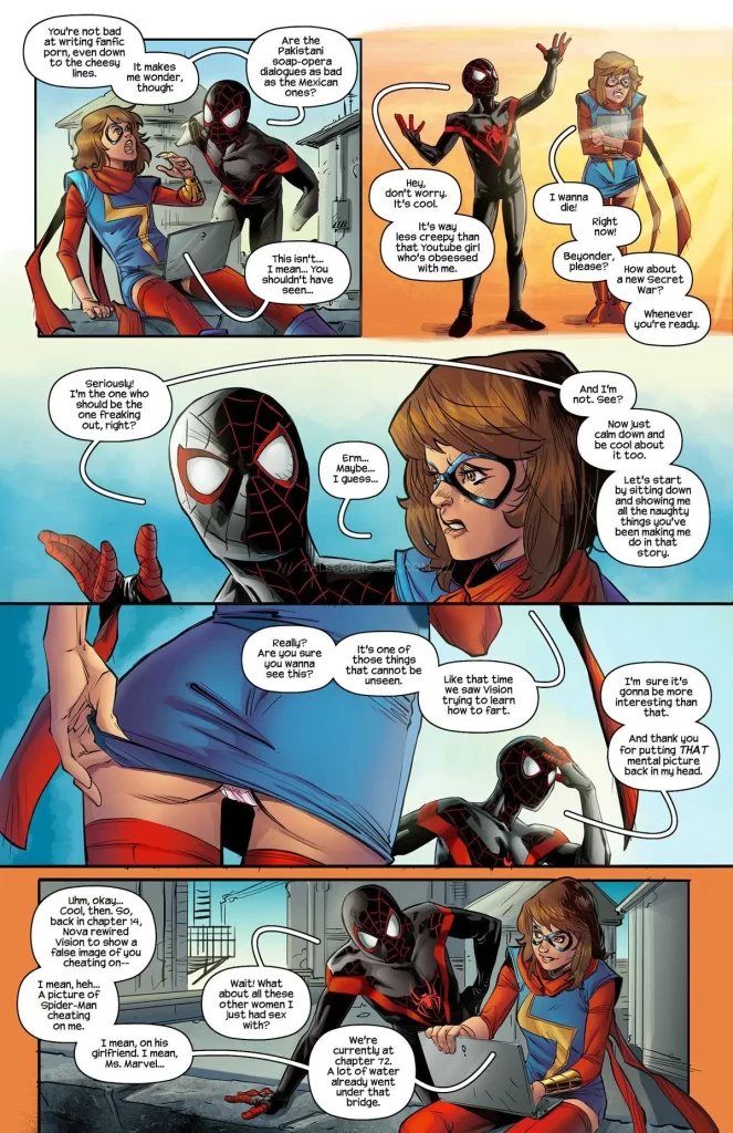 Watch porn comics — Ms.marvel spiderman 1 04 — by 1allcomics24.com