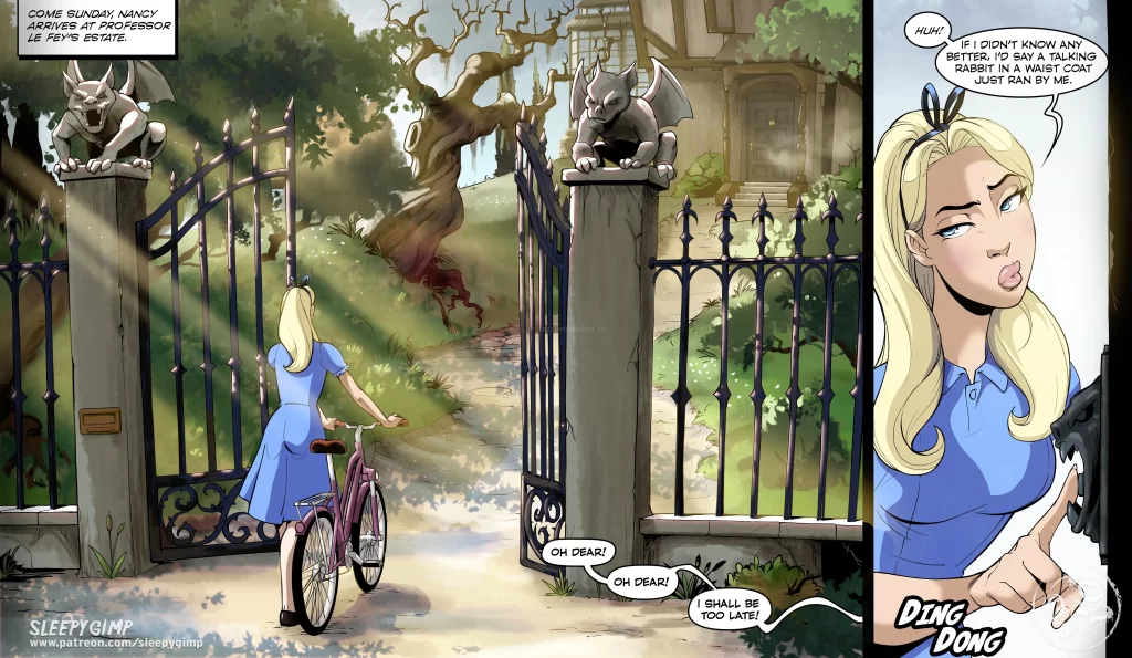 Watch porn comics — Nancy templeton through the looking glass 03 — by 1allcomics24.com
