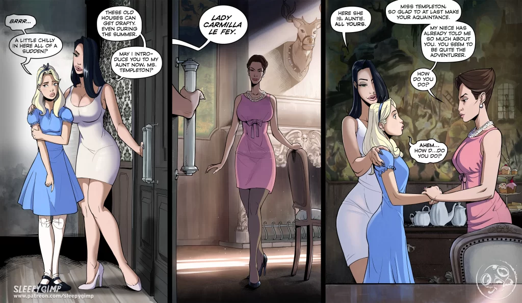 Watch porn comics — Nancy templeton through the looking glass 05 — by 1allcomics24.com