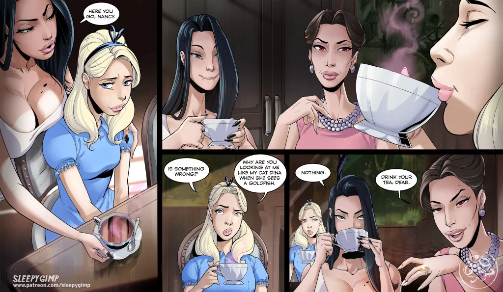 Watch porn comics — Nancy templeton through the looking glass 07 — by 1allcomics24.com