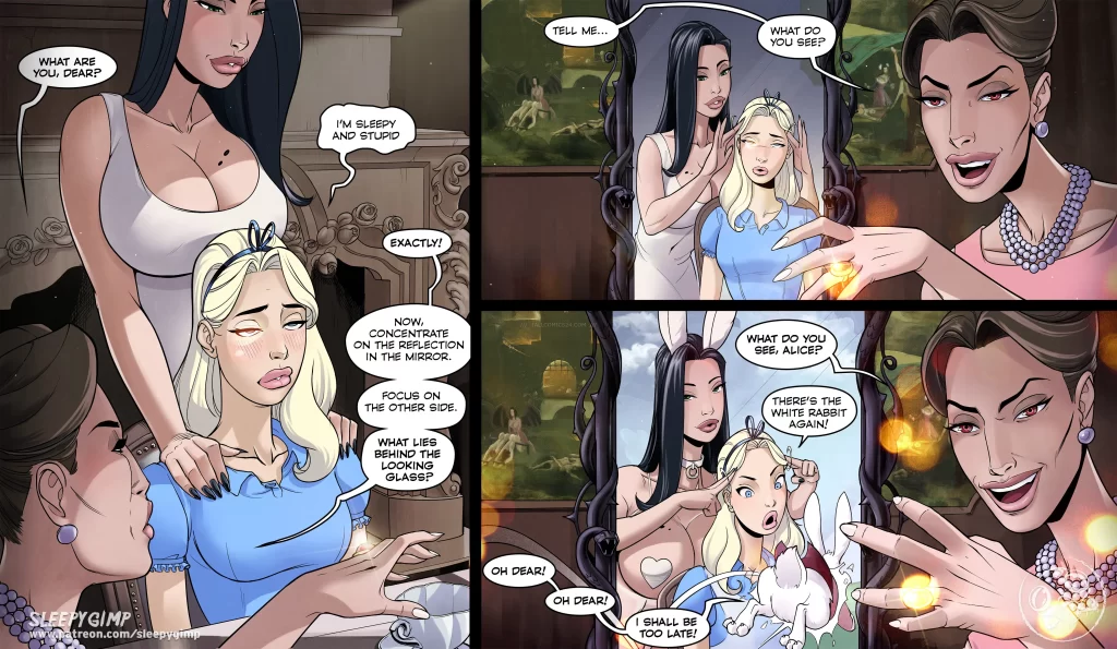 Watch porn comics — Nancy templeton through the looking glass 11 — by 1allcomics24.com