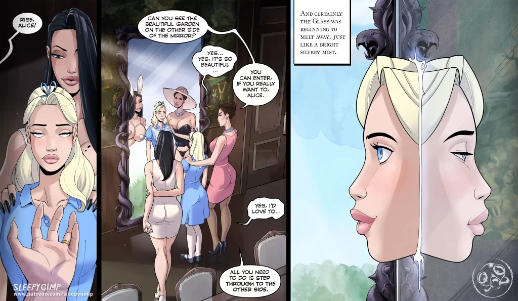 Watch porn comics — Nancy templeton through the looking glass 12 — by 1allcomics24.com