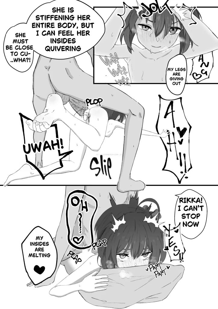 Watch porn comics — Rikka's surprise attack 01 (26) — by 1allcomics24.com