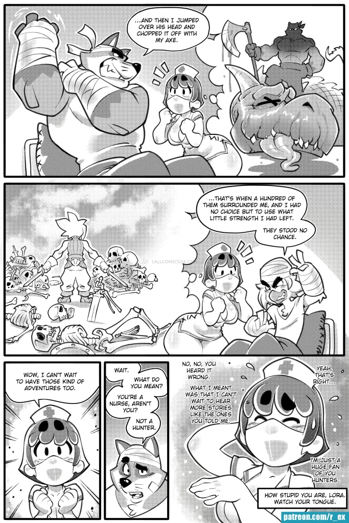 Watch porn comics — Lora nurse for the day 06 — by 1allcomics24.com