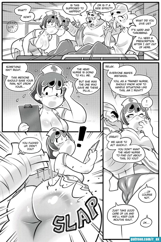 Watch porn comics — Lora nurse for the day 08 — by 1allcomics24.com