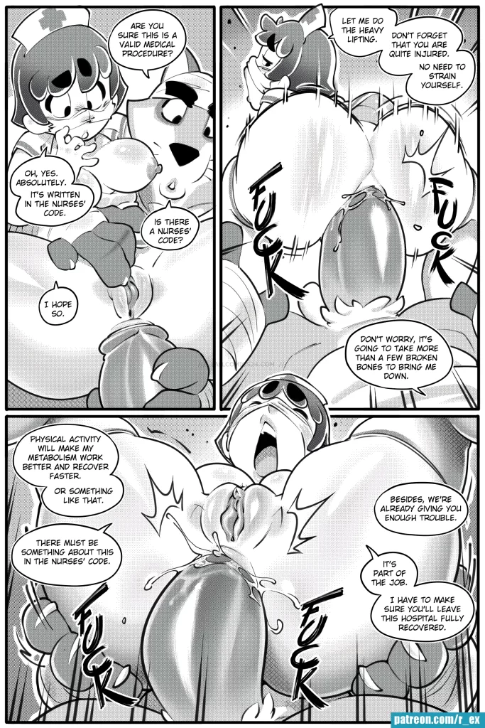 Watch porn comics — Lora nurse for the day 16 — by 1allcomics24.com