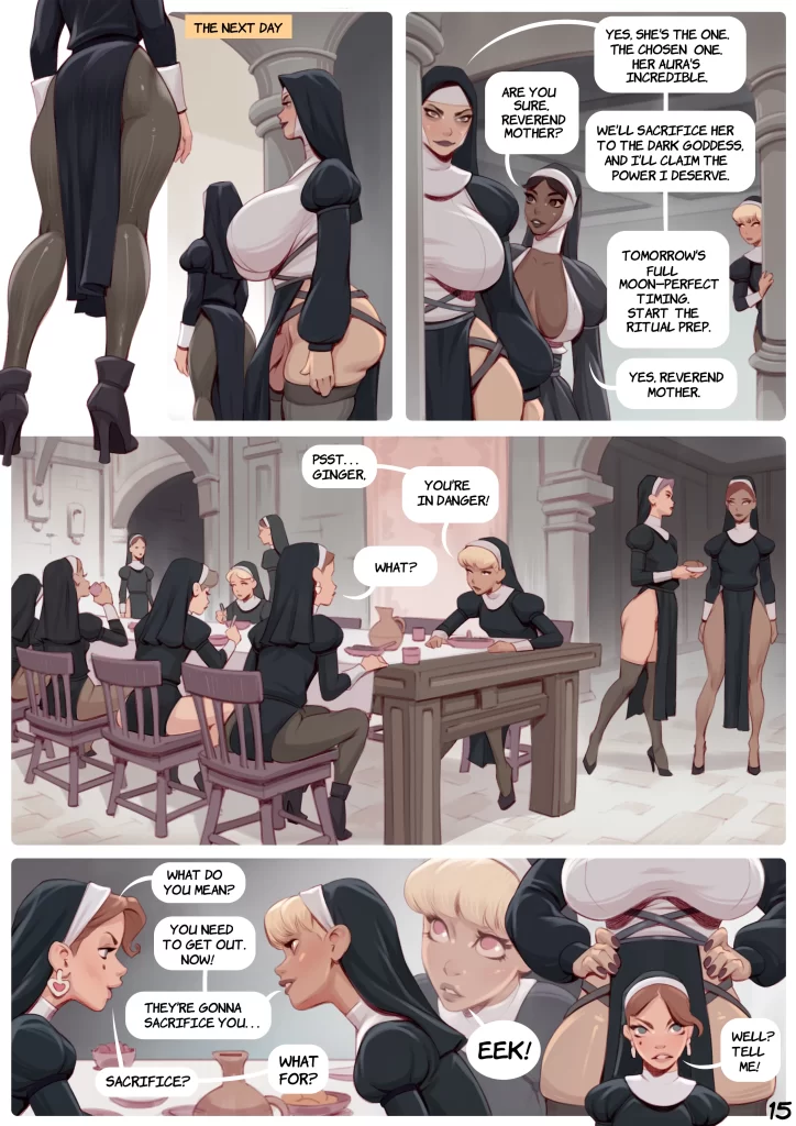 Watch porn comics — Nun on the run 16 — by 1allcomics24.com