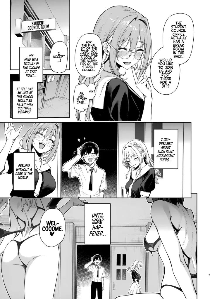 Watch porn comics — Succubus student council milking club 06 — by 1allcomics24.com