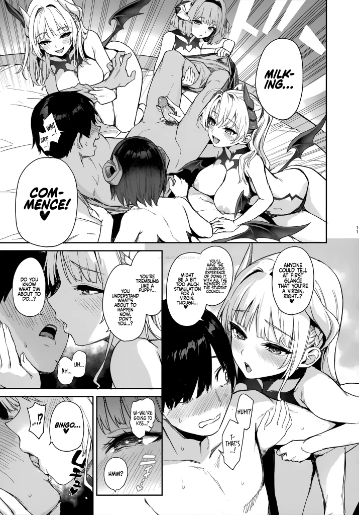 Watch porn comics — Succubus student council milking club 10 — by 1allcomics24.com