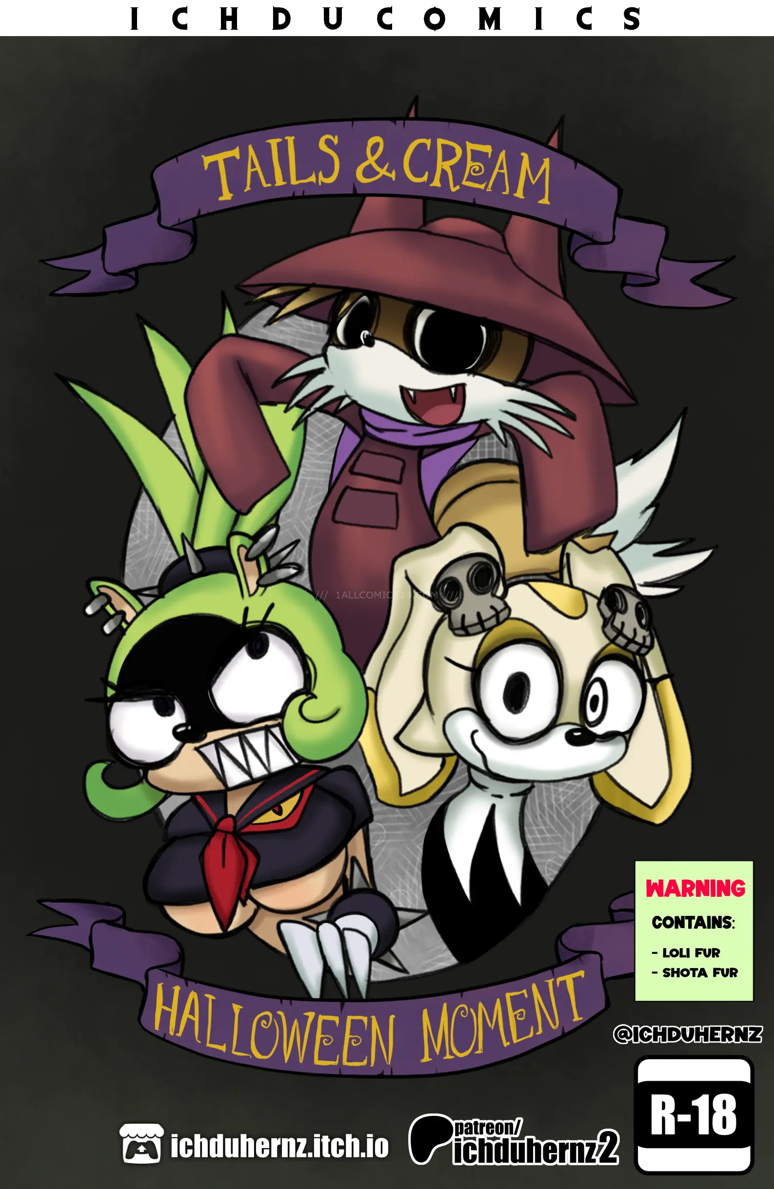 Tails and Cream Halloween Moment
