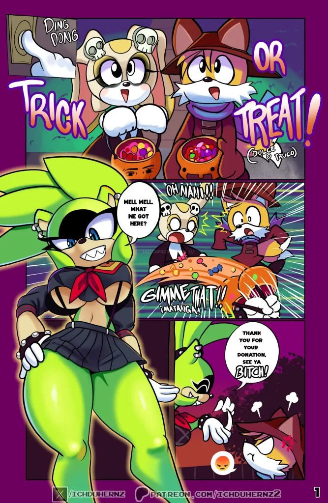 Watch porn comics — Tails and cream halloween moment 03 — by 1allcomics24.com