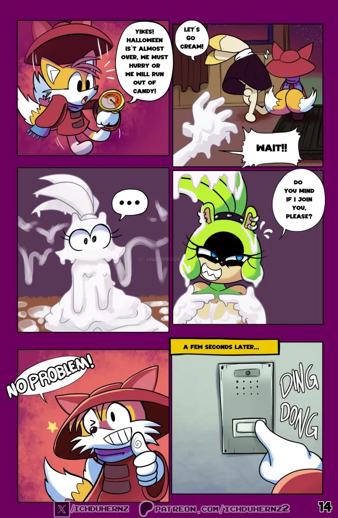 Watch porn comics — Tails and cream halloween moment 16 — by 1allcomics24.com