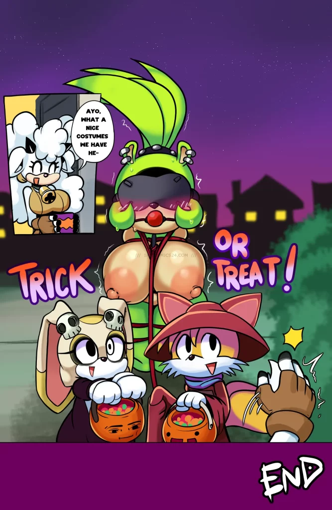 Watch porn comics — Tails and cream halloween moment 17 — by 1allcomics24.com