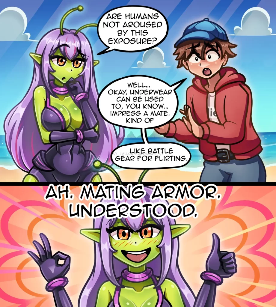 Watch porn comics — Out of this world 31 — by 1allcomics24.com