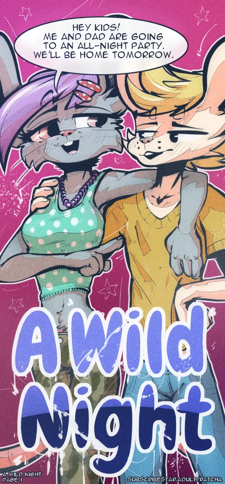 Watch porn comics — A wild night 01 — by allcomics24.com