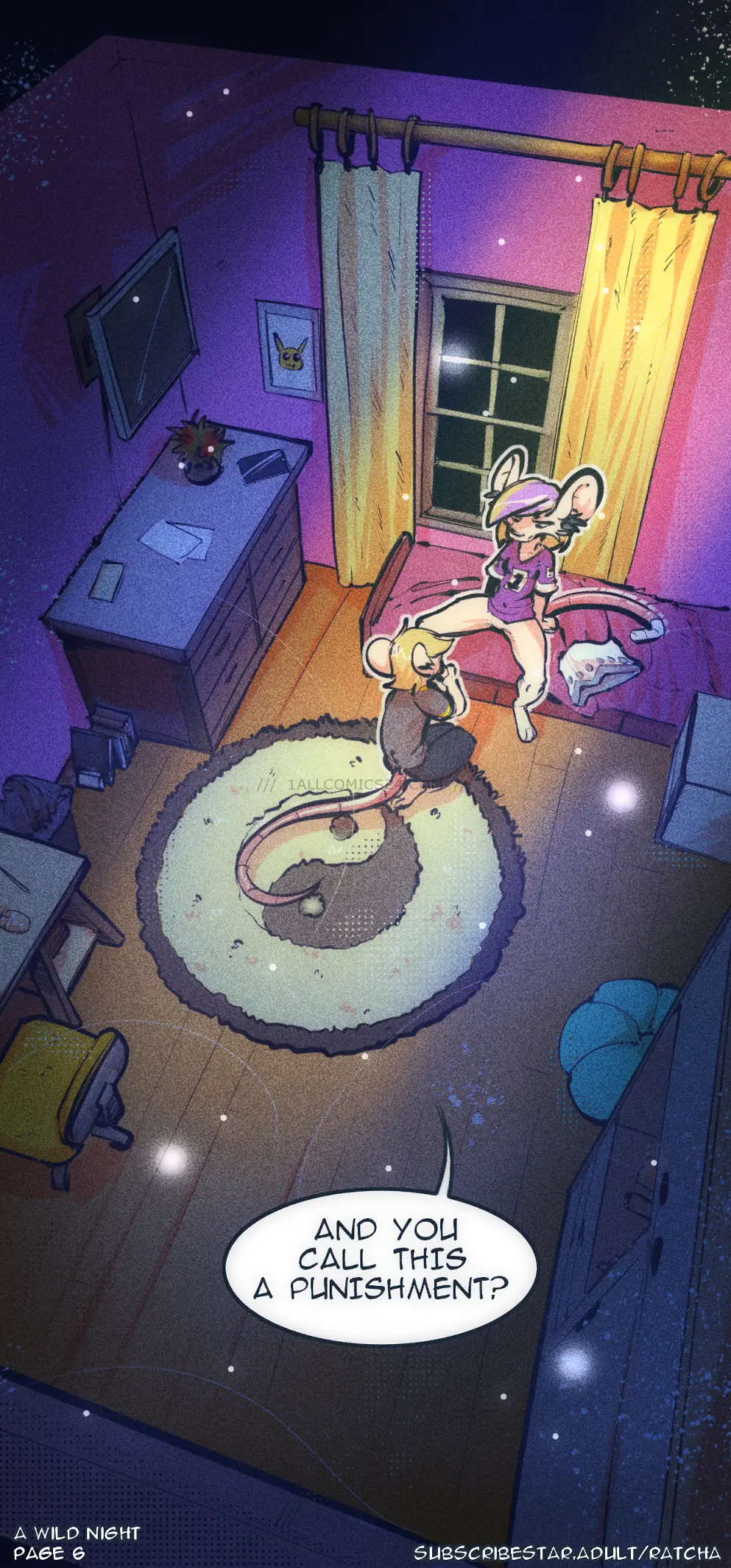 Watch porn comics — A wild night 06 — by allcomics24.com