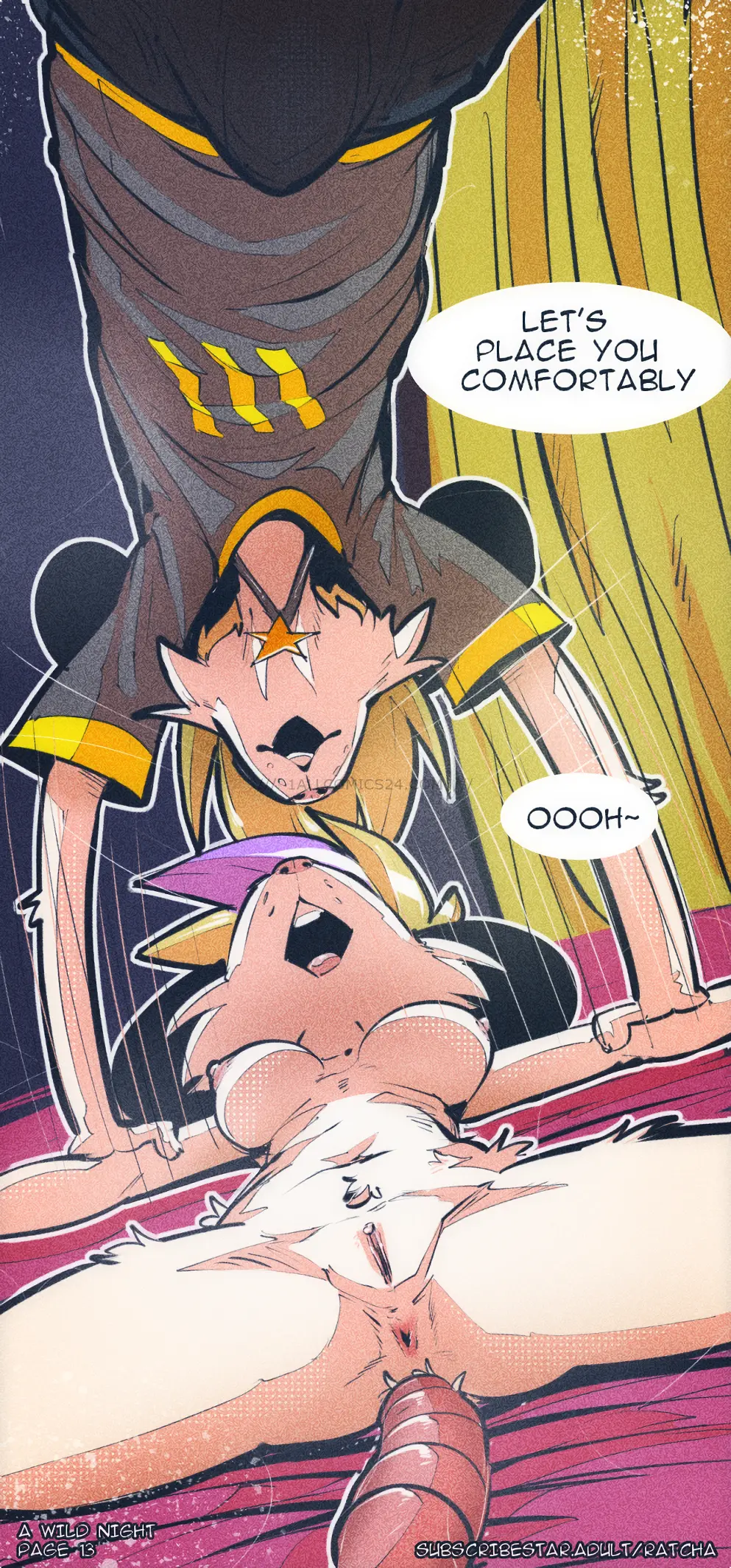 Watch porn comics — A wild night 13 — by allcomics24.com