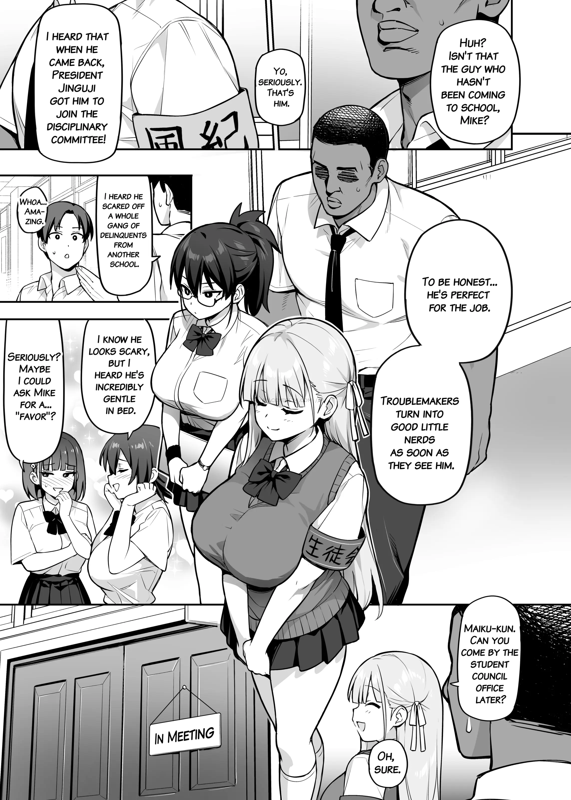 Watch porn comics — About the student council members huge tits 48 — by allcomics24.com