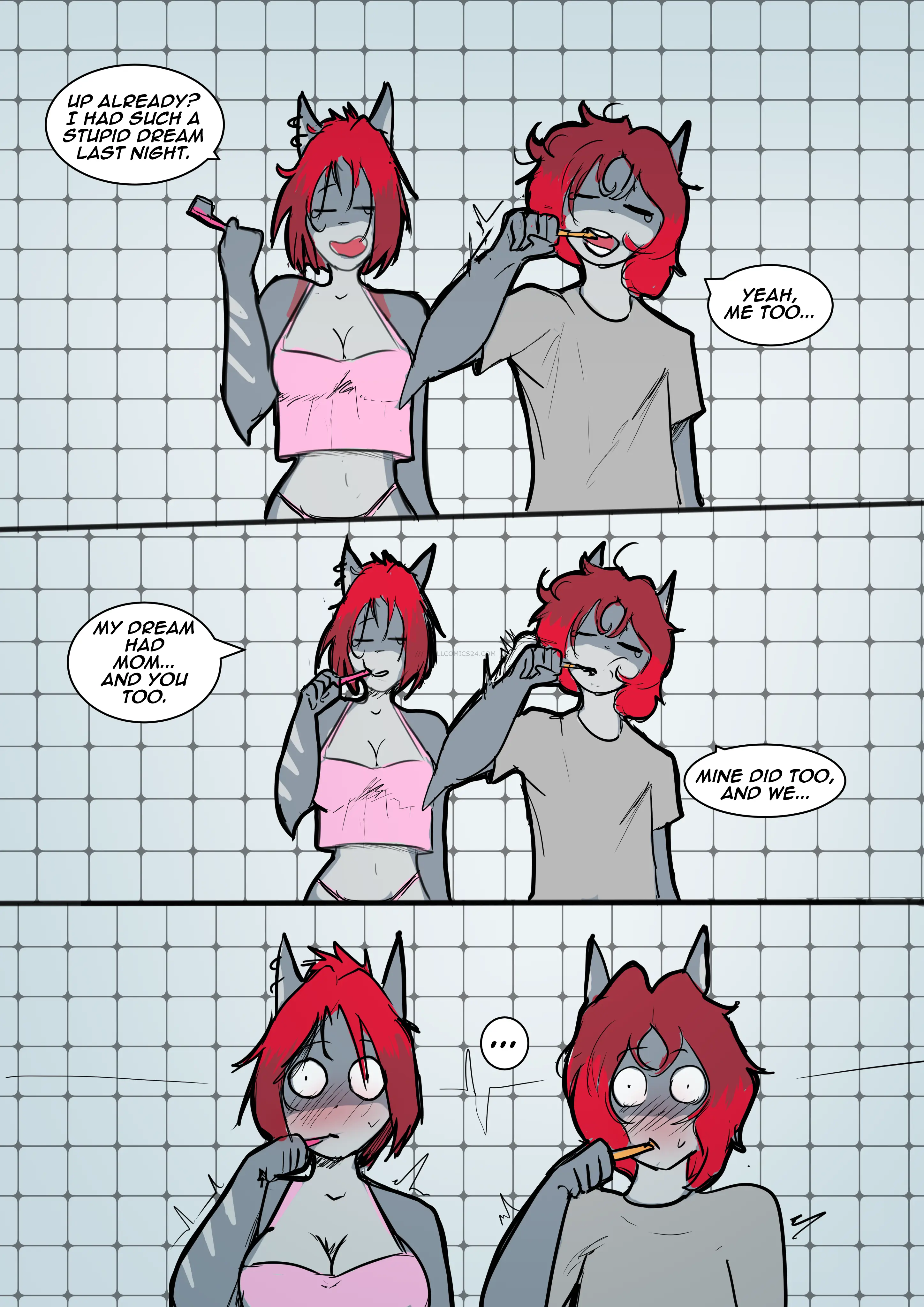 Watch porn comics — Baited desires 032 — by allcomics24.com
