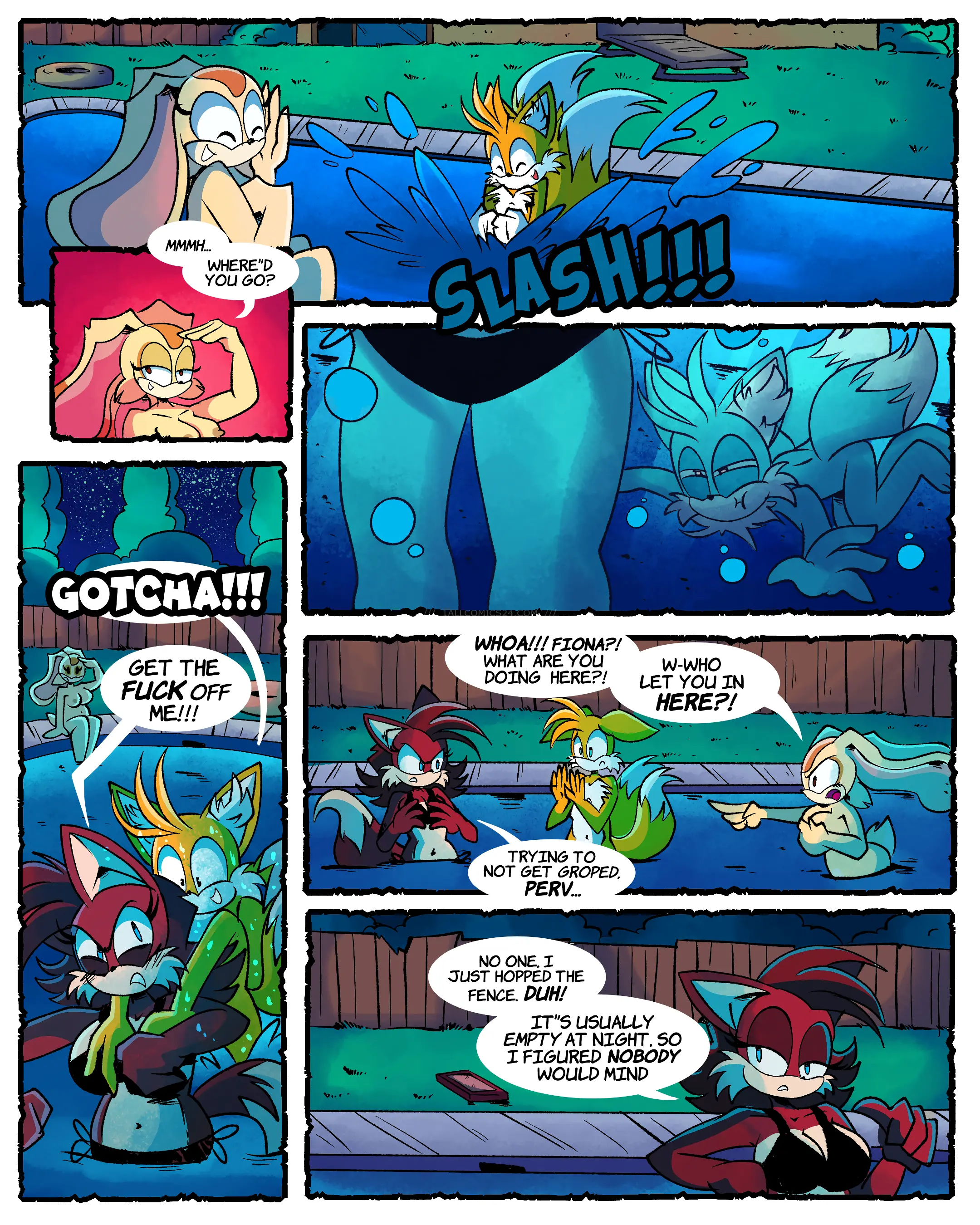 Watch porn comics — Caught in the moonlight 06 — by allcomics24.com