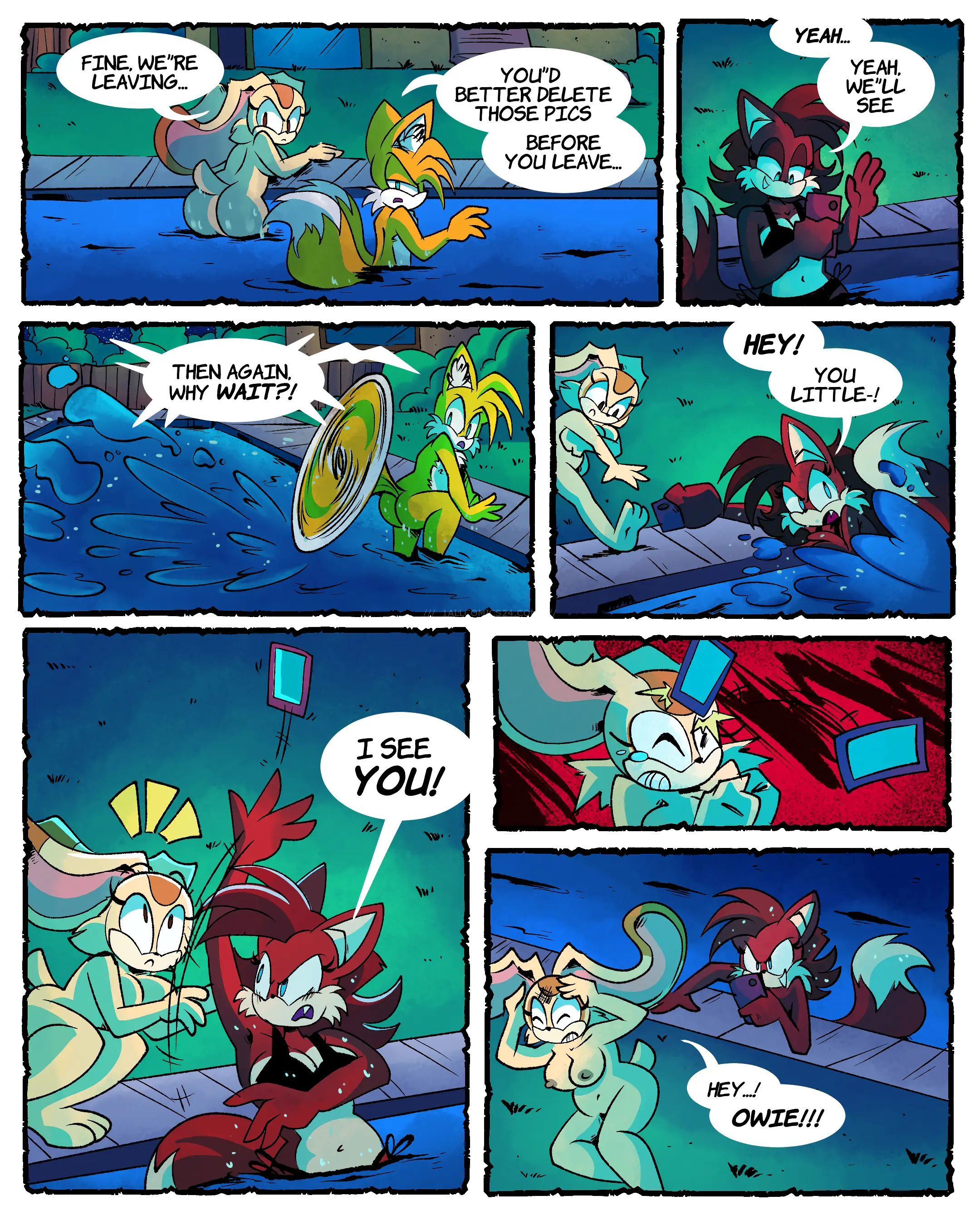Watch porn comics — Caught in the moonlight 08 — by allcomics24.com