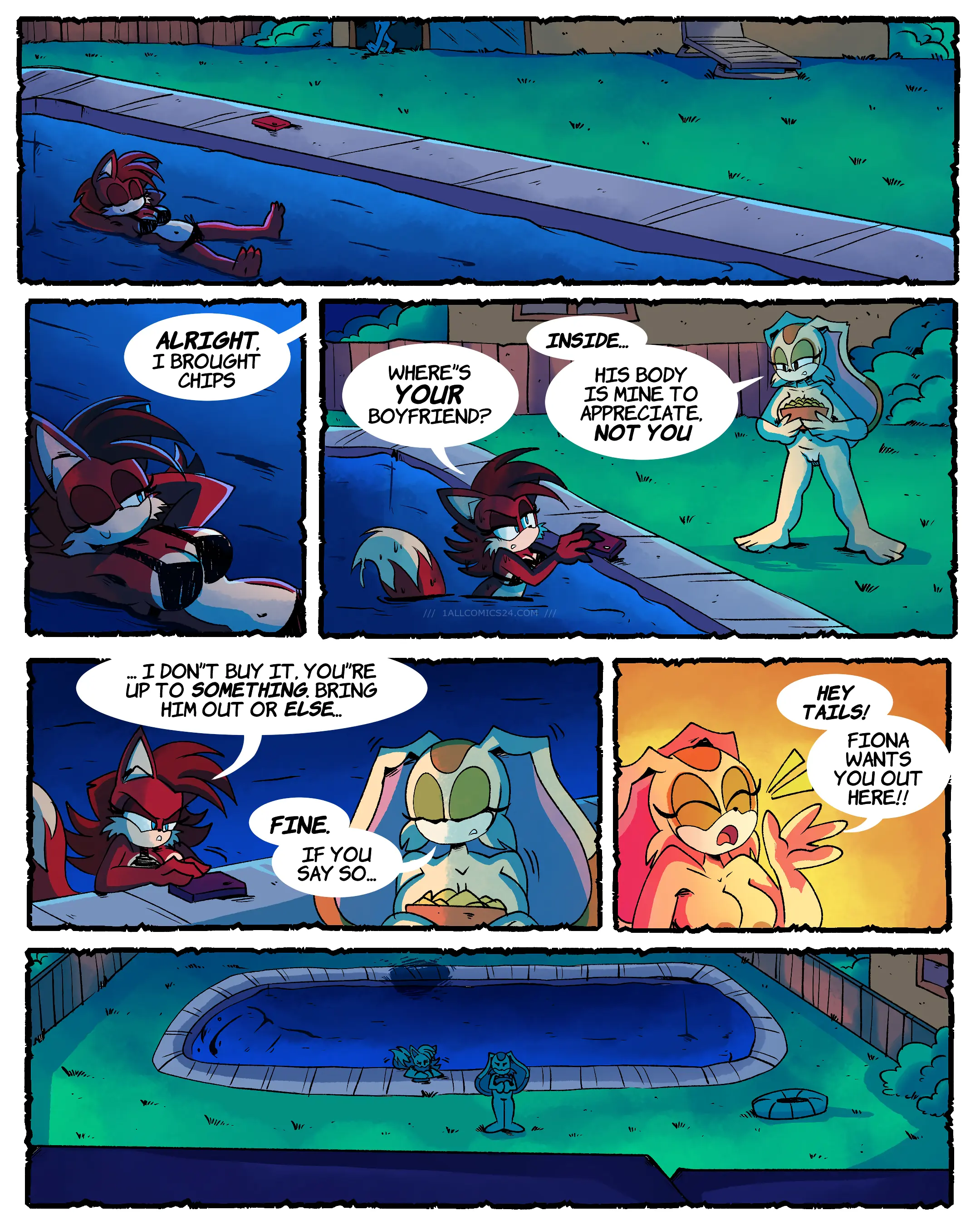 Watch porn comics — Caught in the moonlight 14 — by allcomics24.com