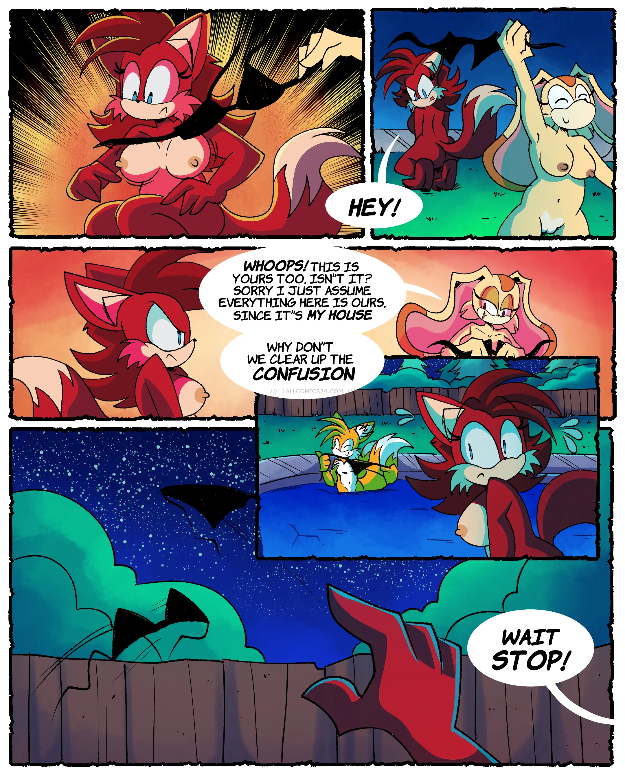 Watch porn comics — Caught in the moonlight 17 — by allcomics24.com