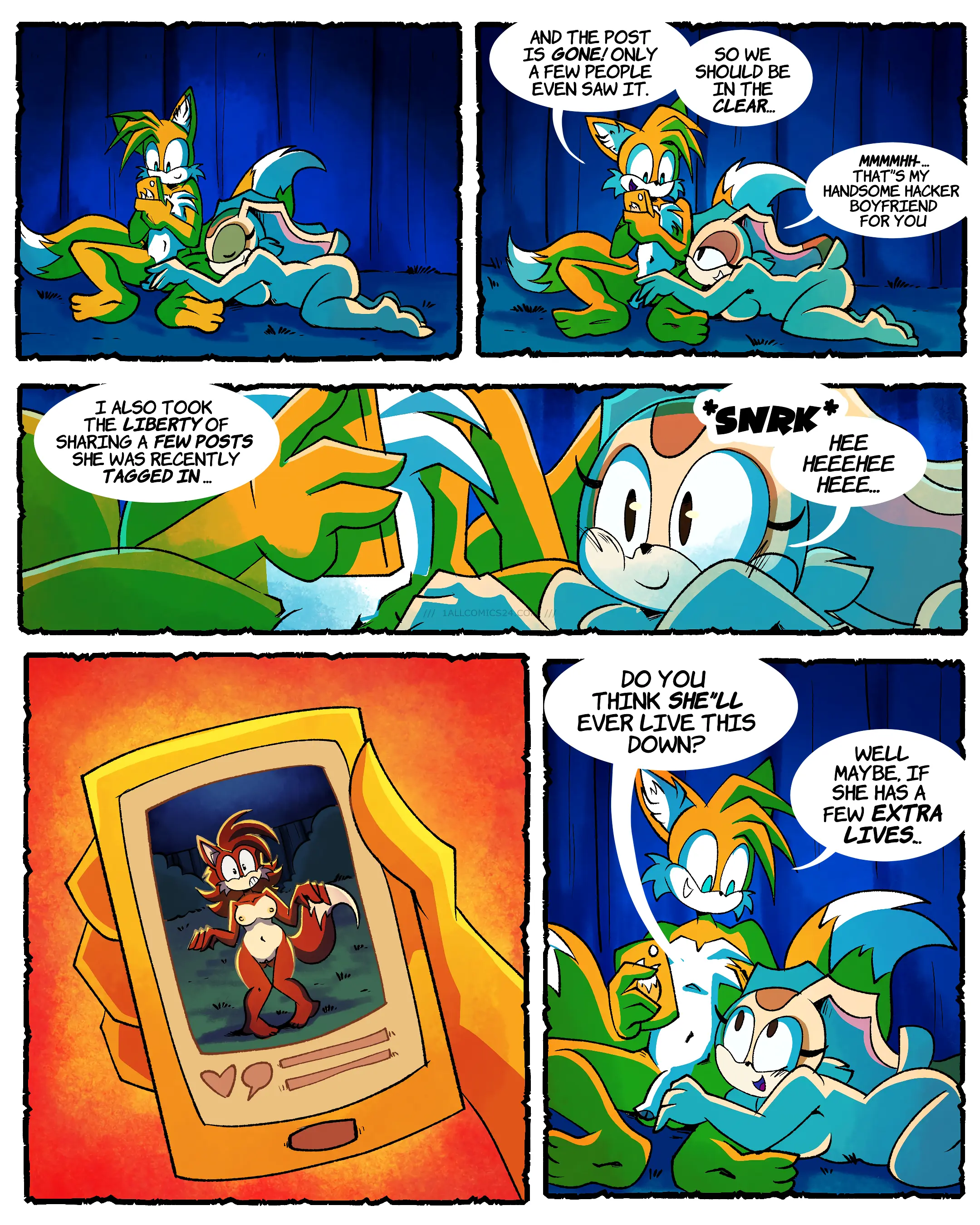 Watch porn comics — Caught in the moonlight 23 — by allcomics24.com