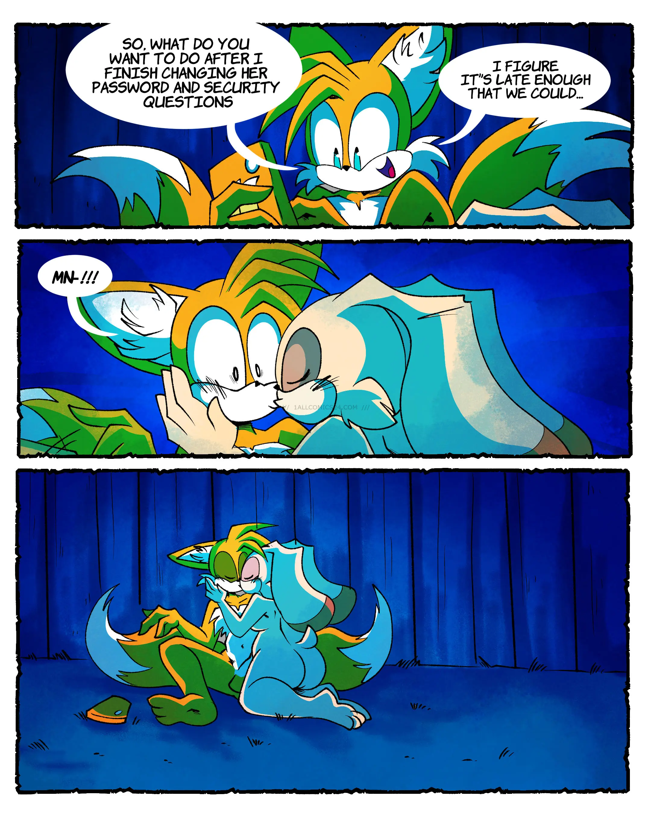 Watch porn comics — Caught in the moonlight 24 — by allcomics24.com