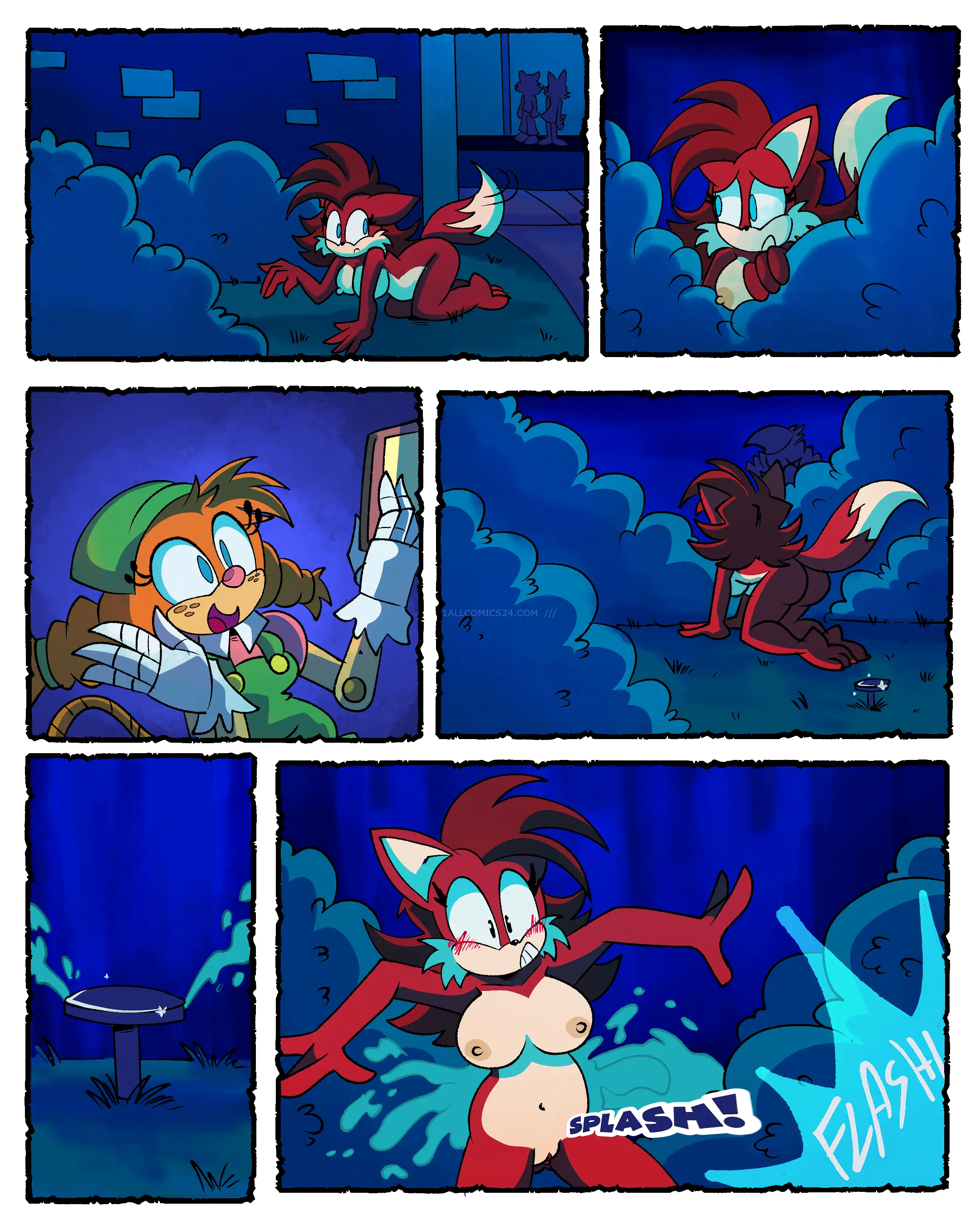 Watch porn comics — Caught in the moonlight 32 — by allcomics24.com