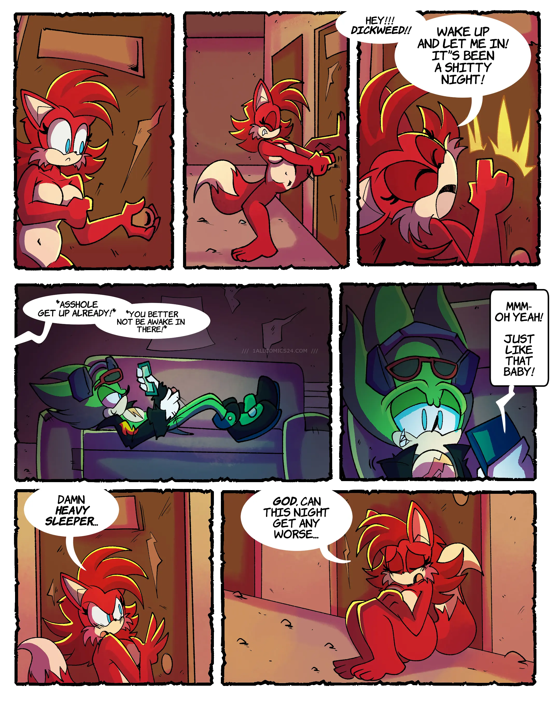 Watch porn comics — Caught in the moonlight 34 — by allcomics24.com