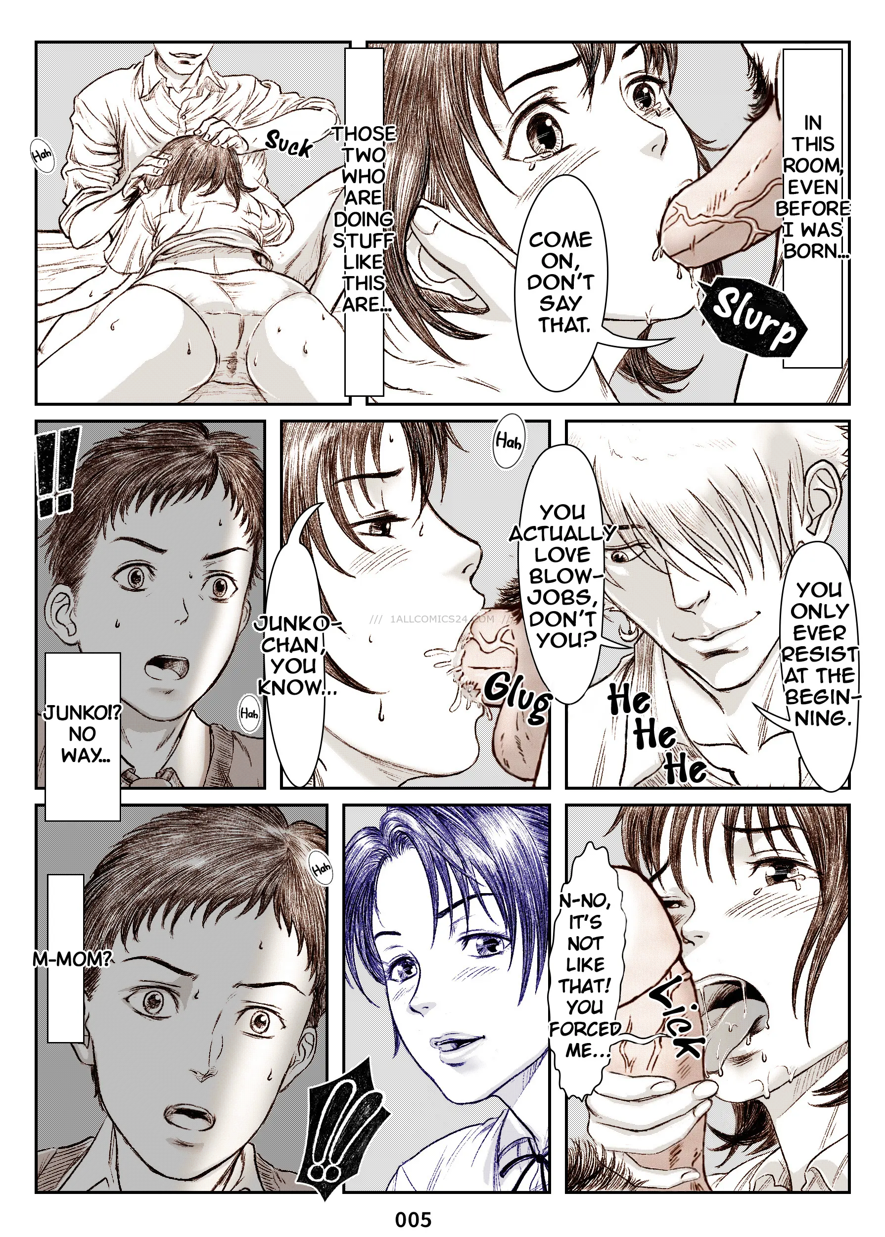 Watch porn comics — Closet to summer time slip mother netorare 05 — by allcomics24.com