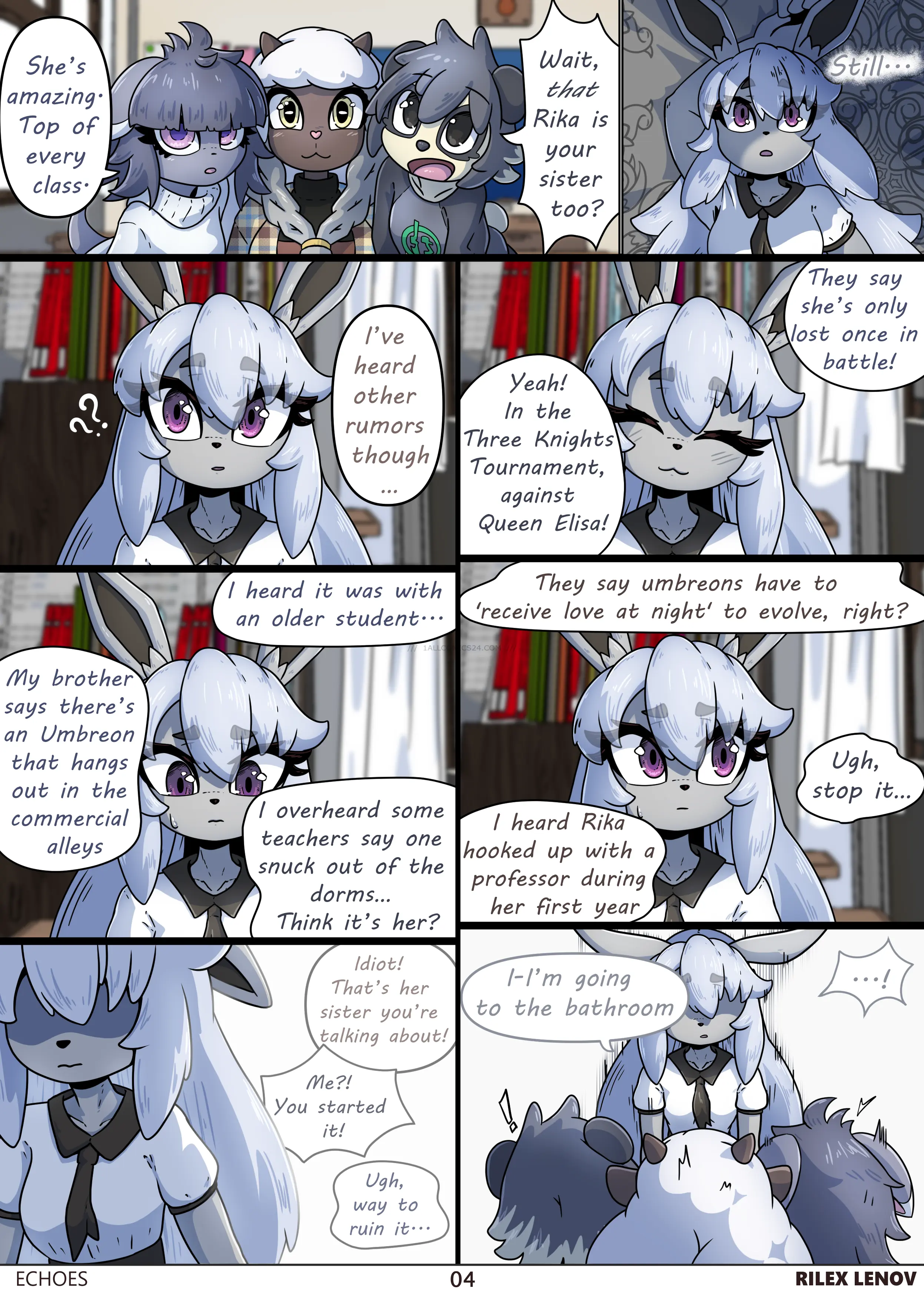 Watch porn comics — Echoes 04 — by allcomics24.com