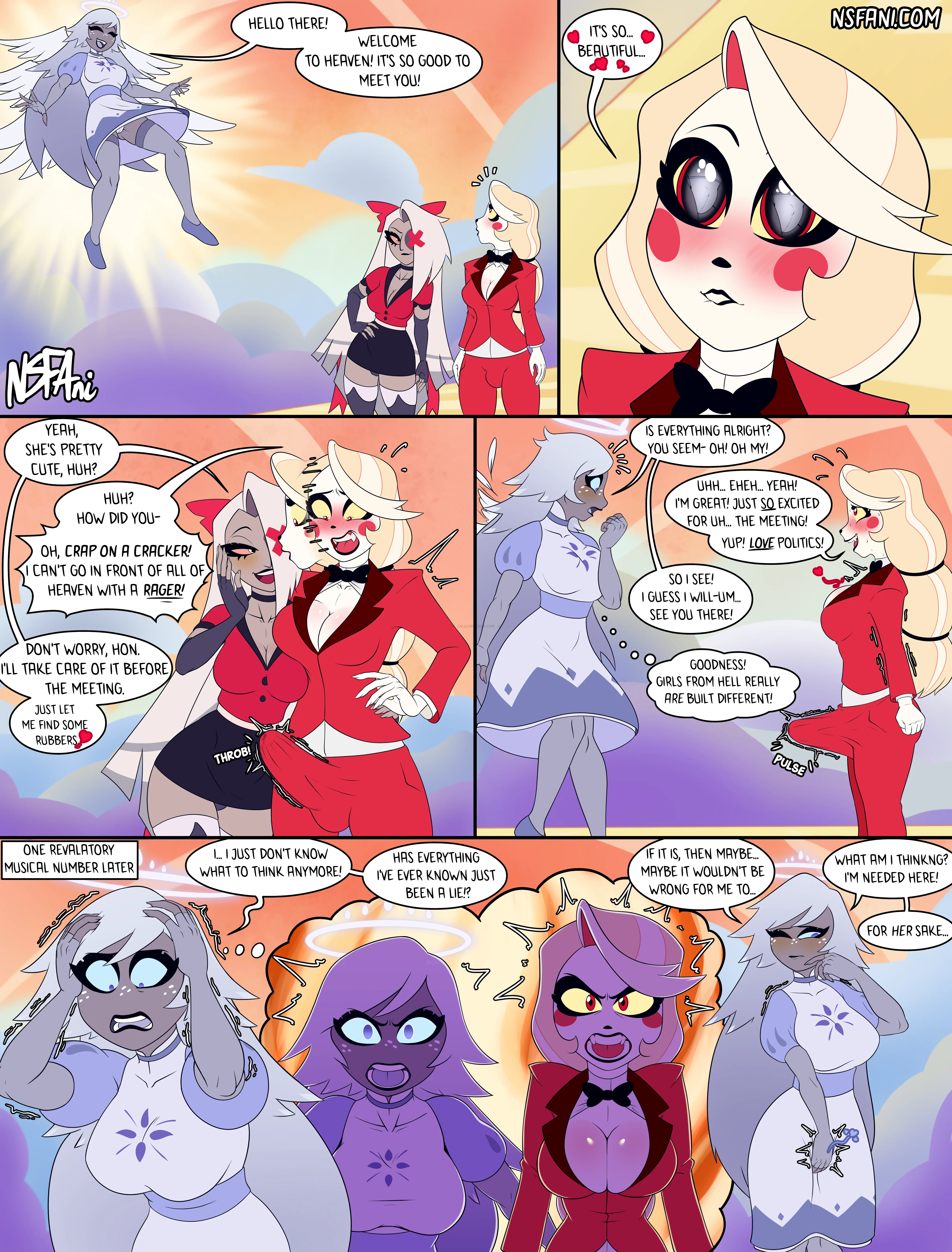 Watch porn comics — Falling for angels 1 — by allcomics24.com
