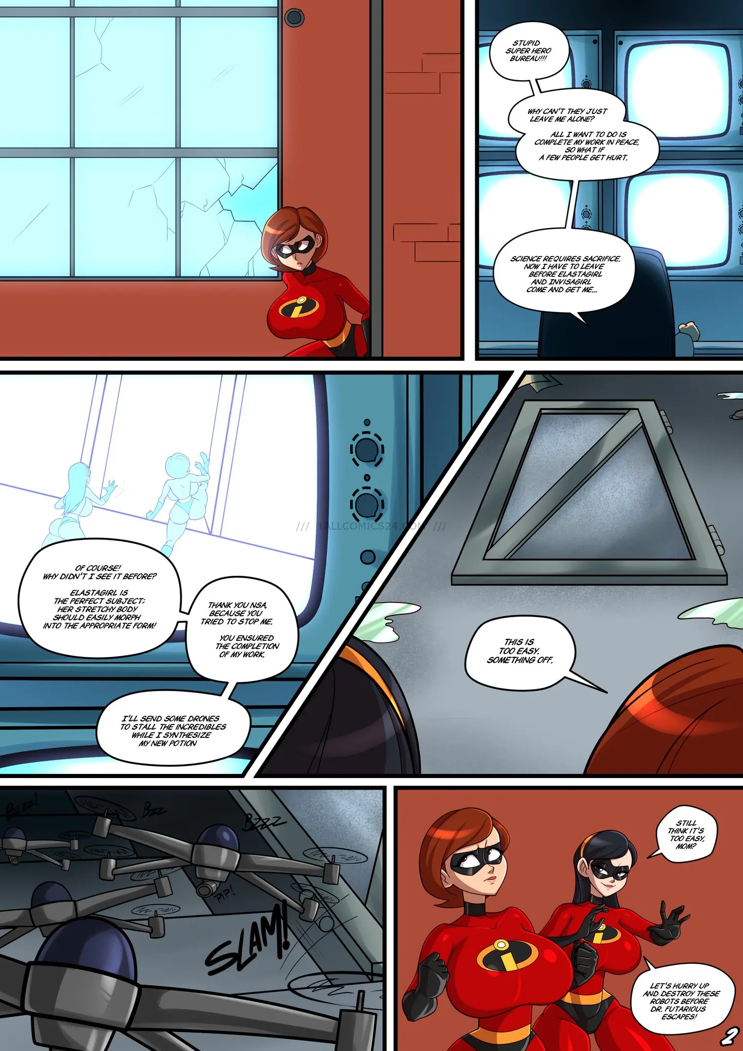 Watch porn comics — Incestibles helens stretchy situation 03 — by allcomics24.com