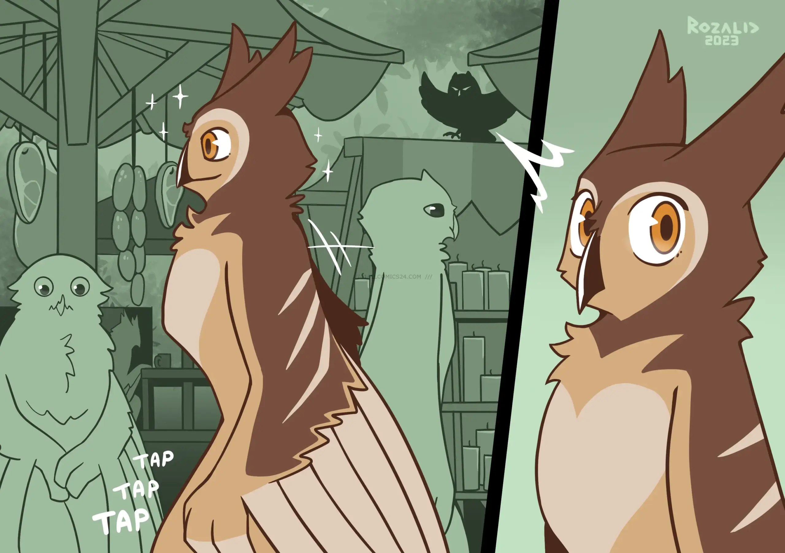 Watch porn comics — Kinky owls bondage 01 — by 1allcomics24.com