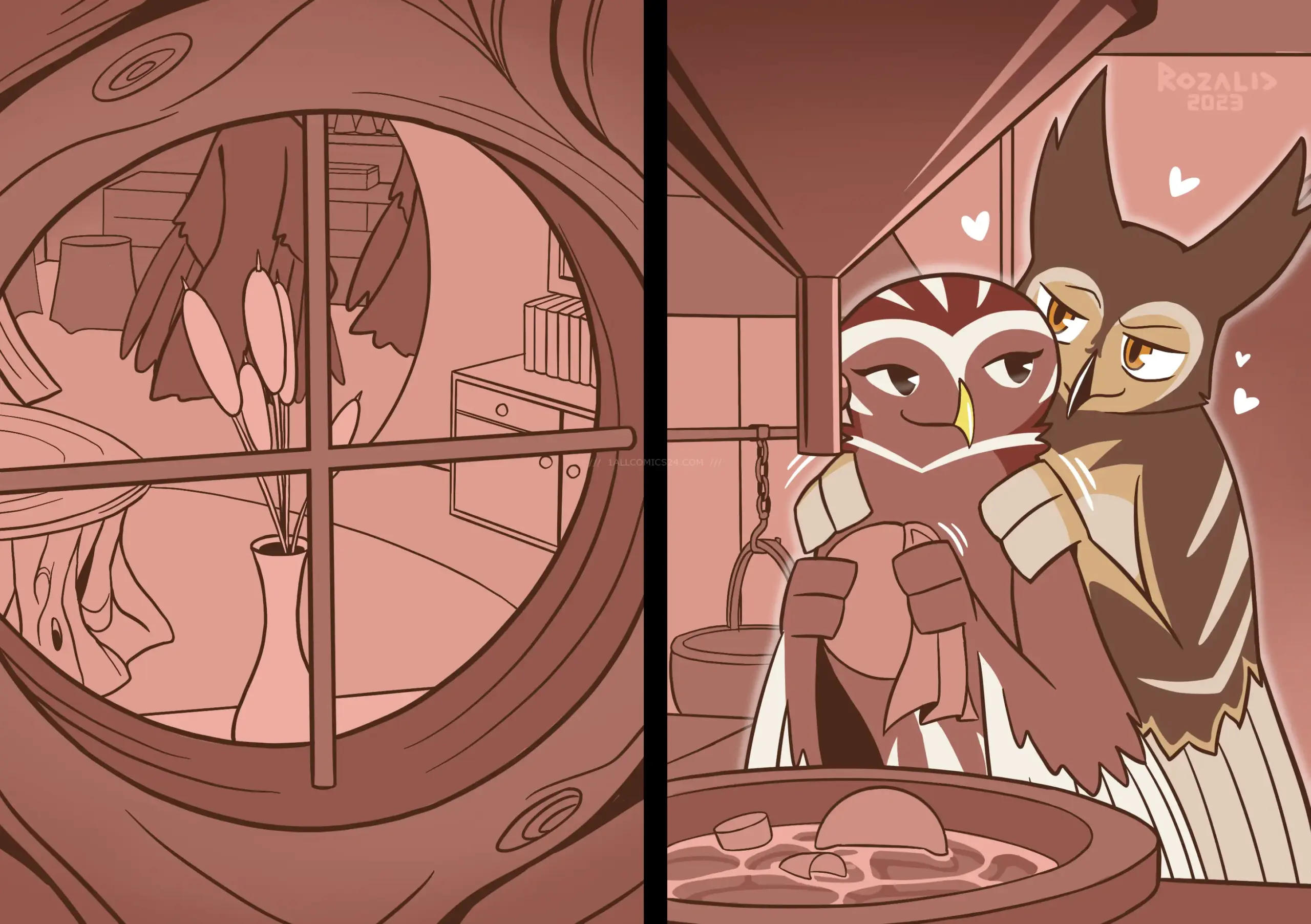 Watch porn comics — Kinky owls bondage 04 — by 1allcomics24.com