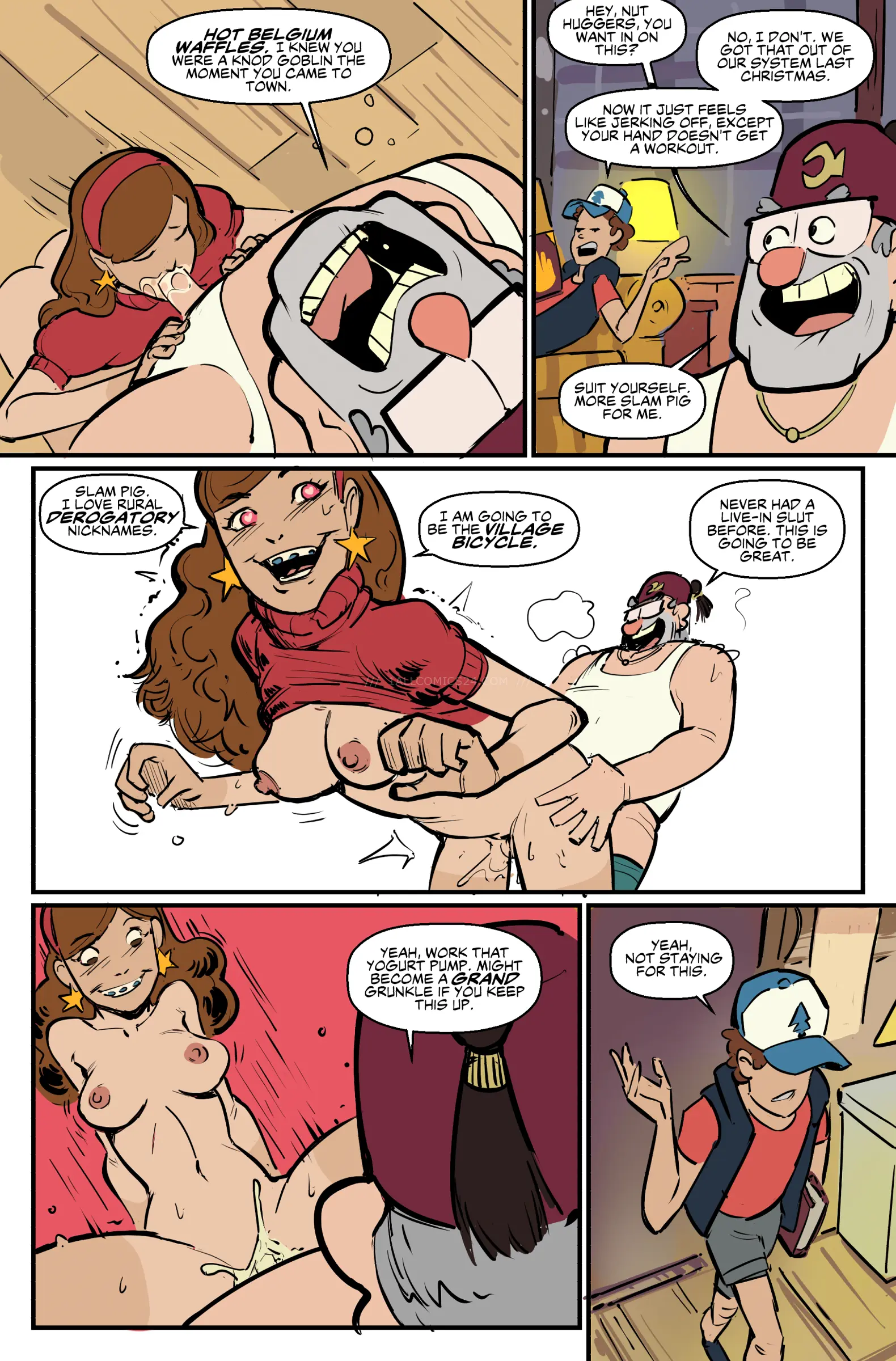 Watch porn comics — Mystery shag 03 — by allcomics24.com
