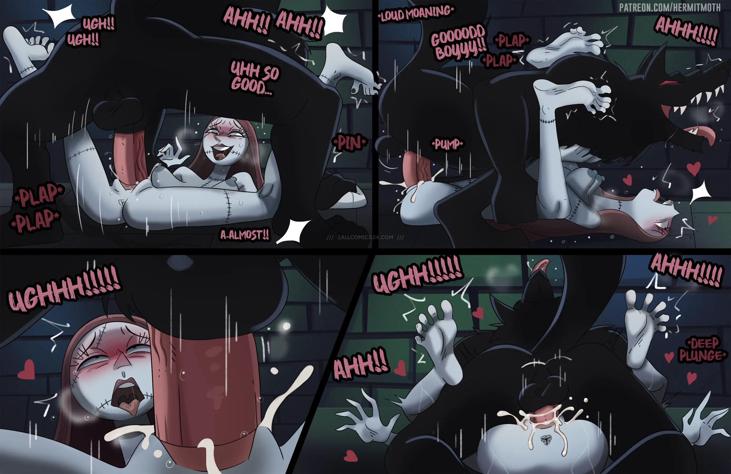 Watch porn comics — Sallys gift before halloween 3 — by allcomics24.com