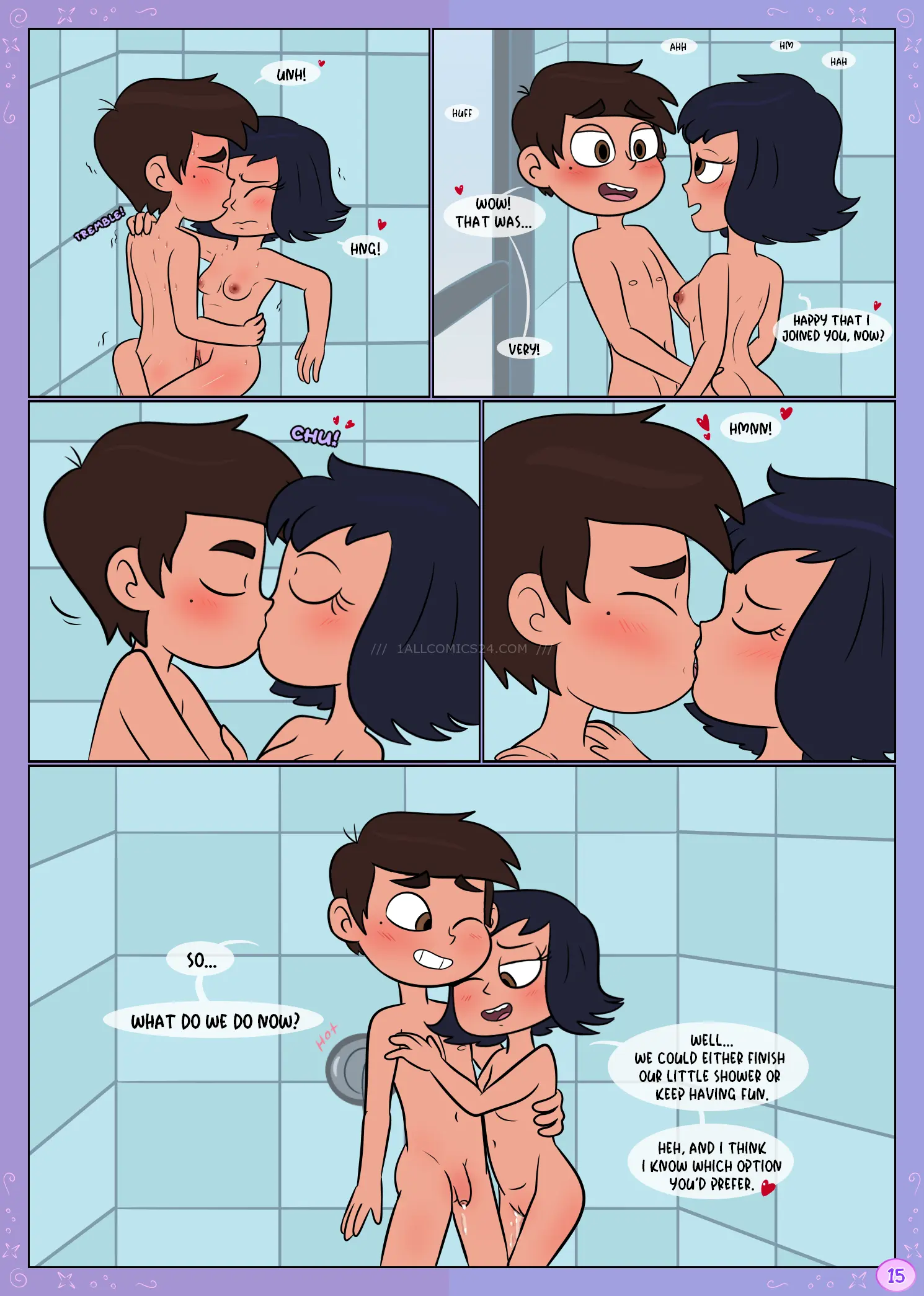 Watch porn comics — Shower buddies 16 — by allcomics24.com