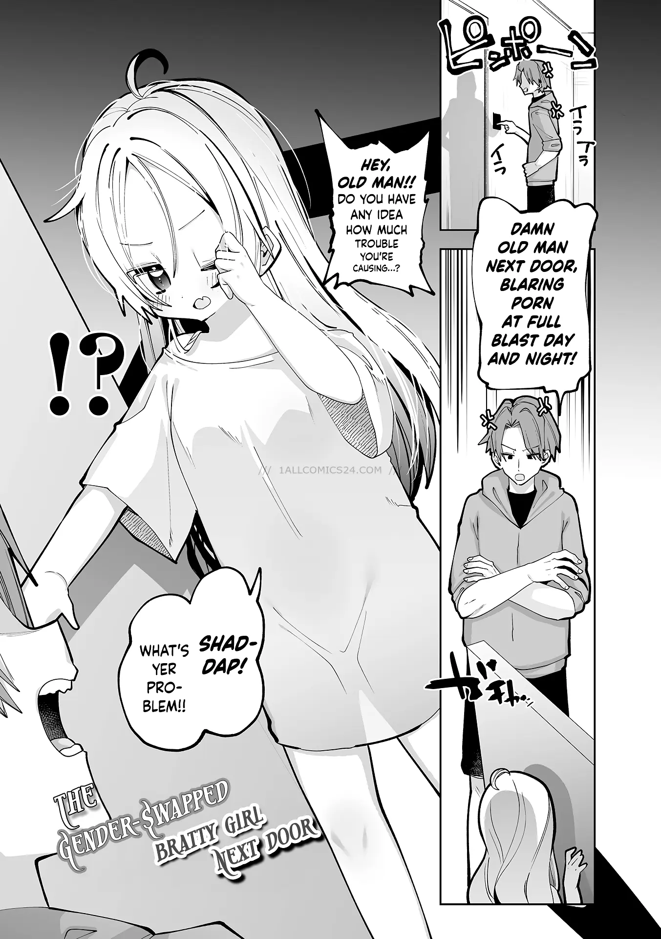Watch porn comics — The gender swapped bratty girl next door 01 — by allcomics24.com