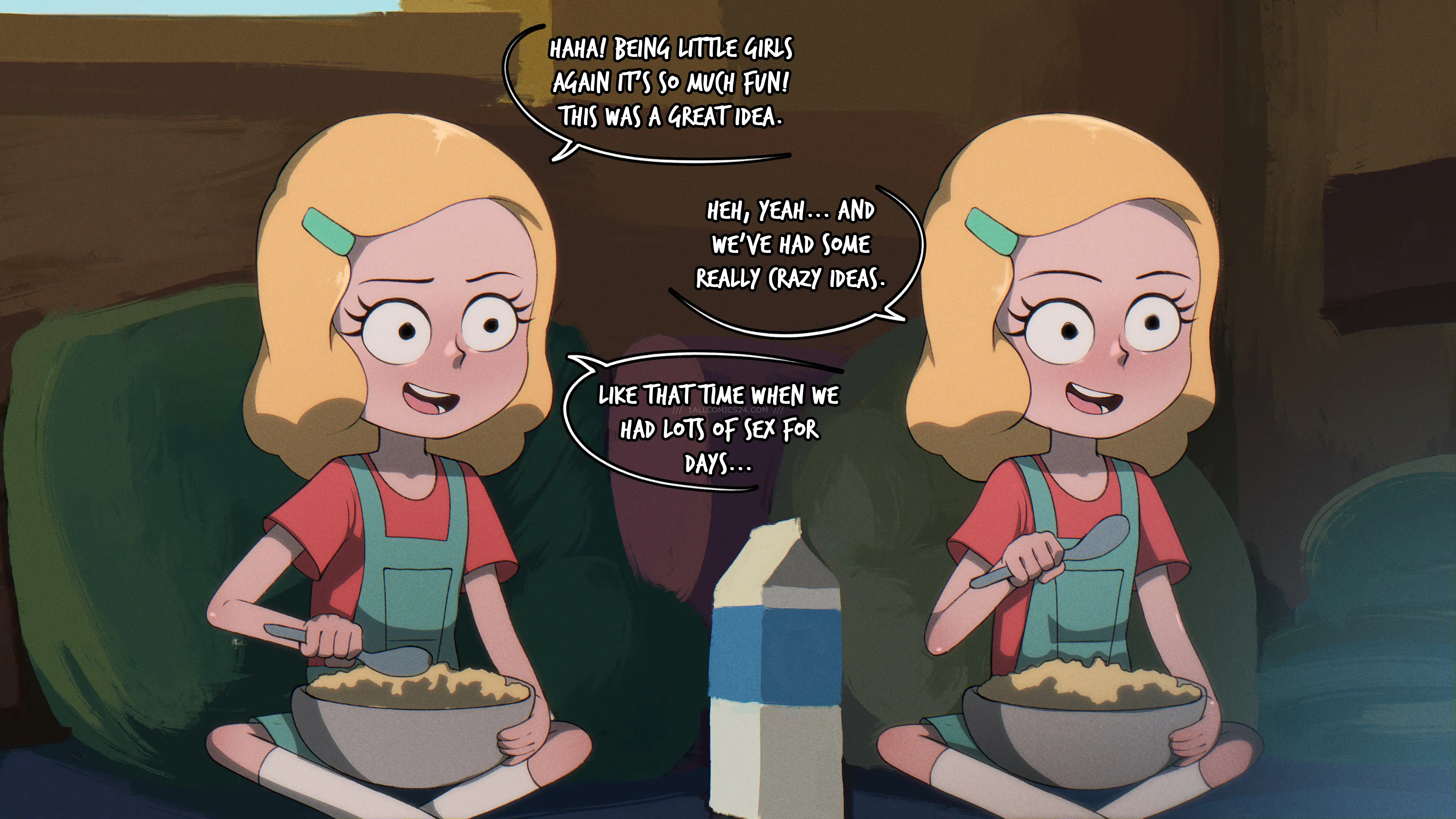 Watch porn comics — Double beth 05 — by allcomics24.com