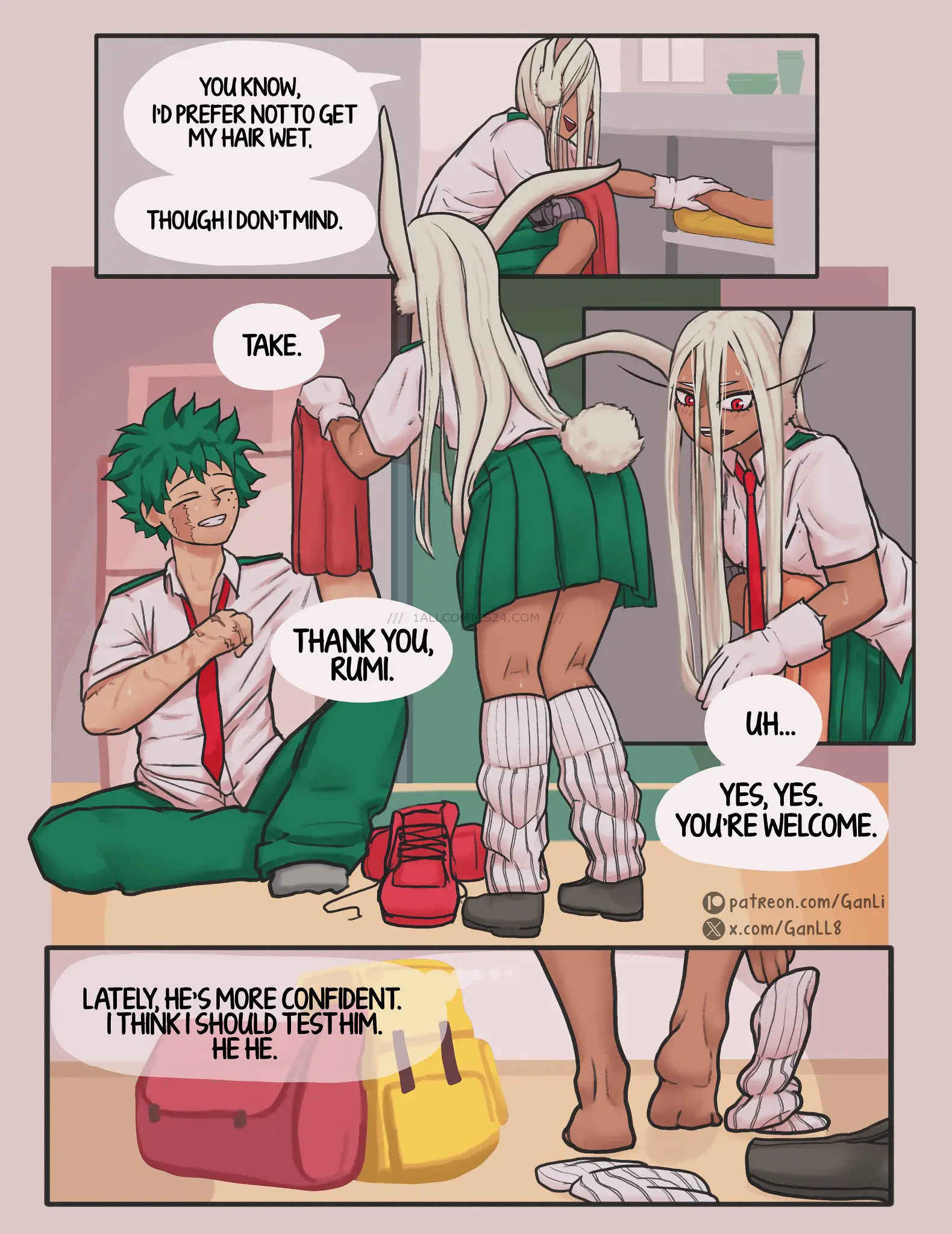 Watch porn comics — Mirko x deku 04 — by allcomics24.com