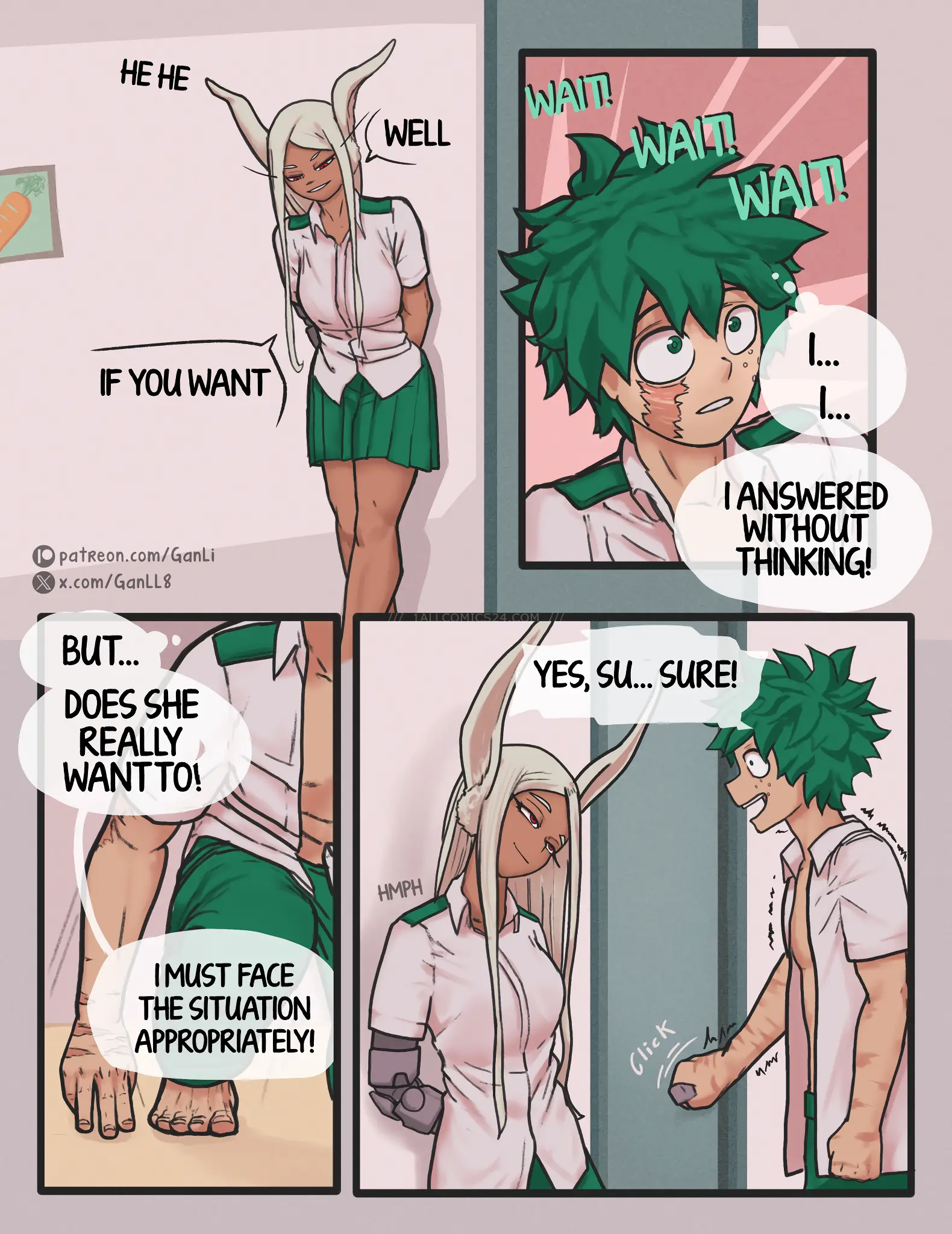 Watch porn comics — Mirko x deku 06 — by allcomics24.com