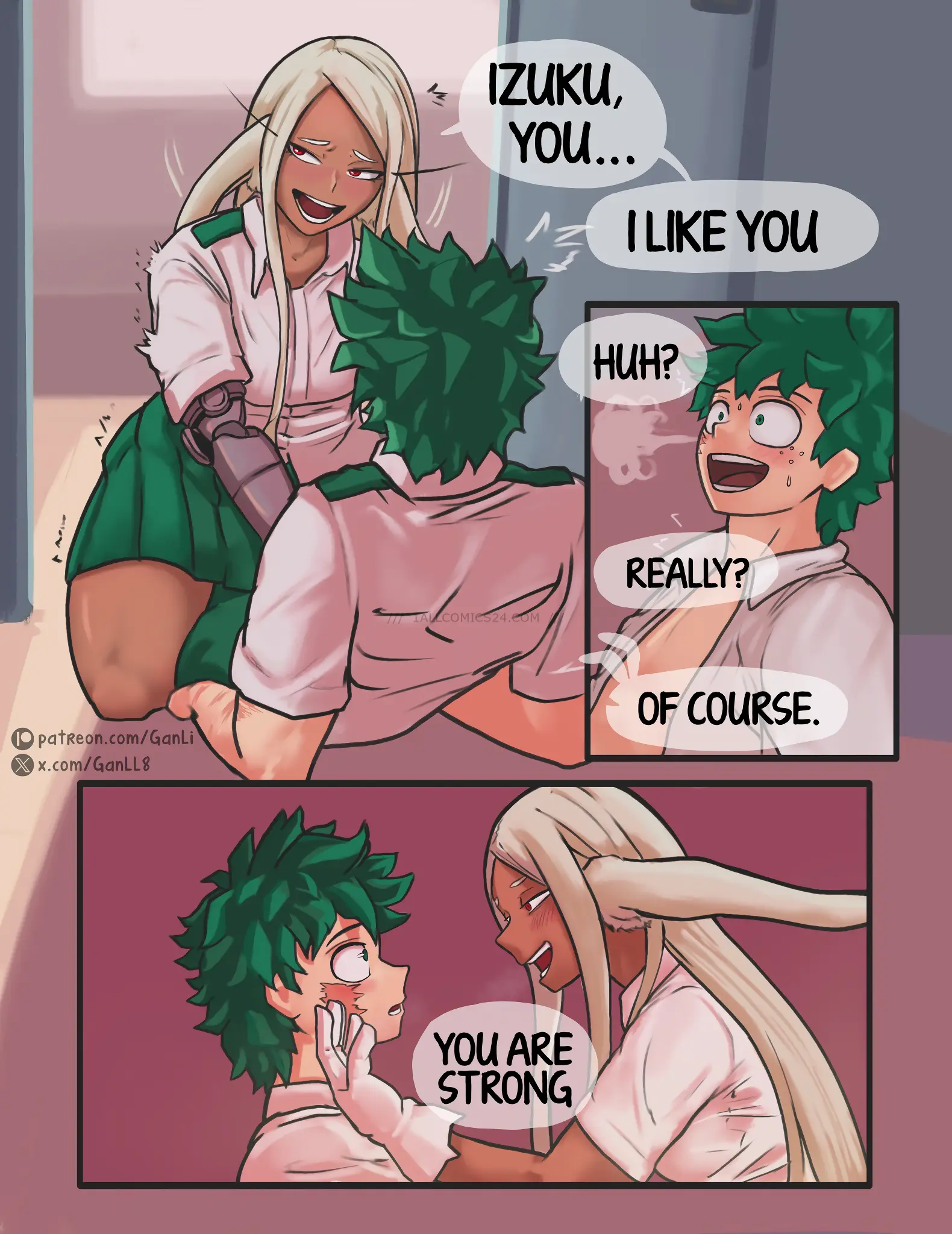 Watch porn comics — Mirko x deku 08 — by allcomics24.com