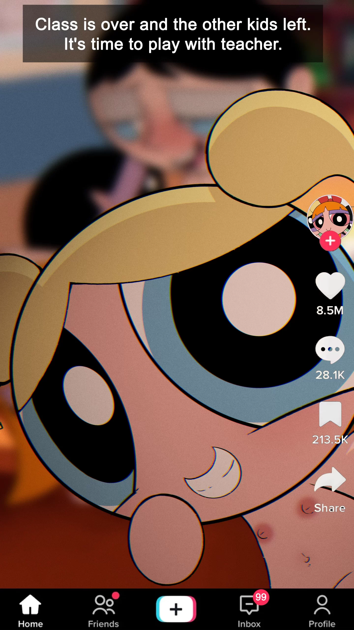 Powerpuff Girls and Ms. Keane