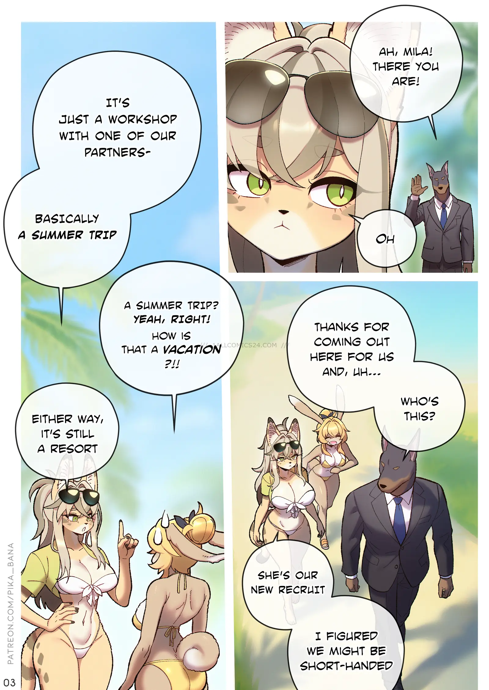 Watch porn comics — Summer workcation 03 — by allcomics24.com
