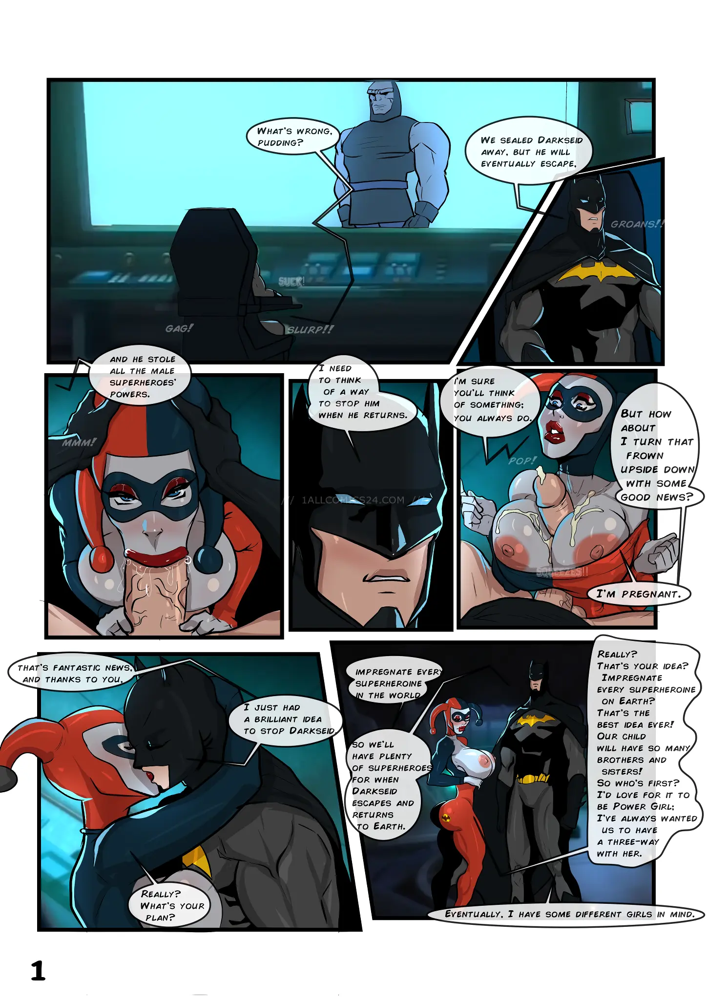 Watch porn comics — Batman impregnates 03 — by 1allcomics24.com